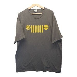 Jeep 7-Slot Grille Dark Grey T Shirt Size XXL